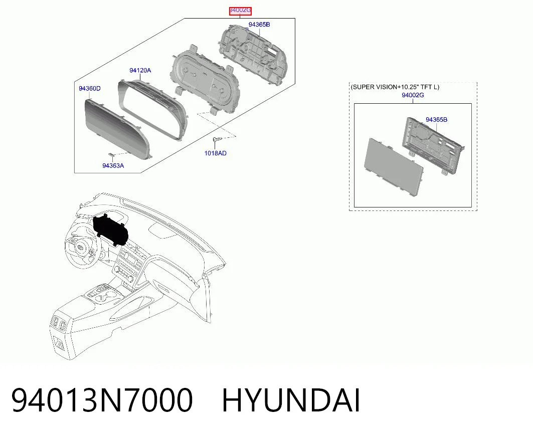 94013N7000 Hyundai/Kia