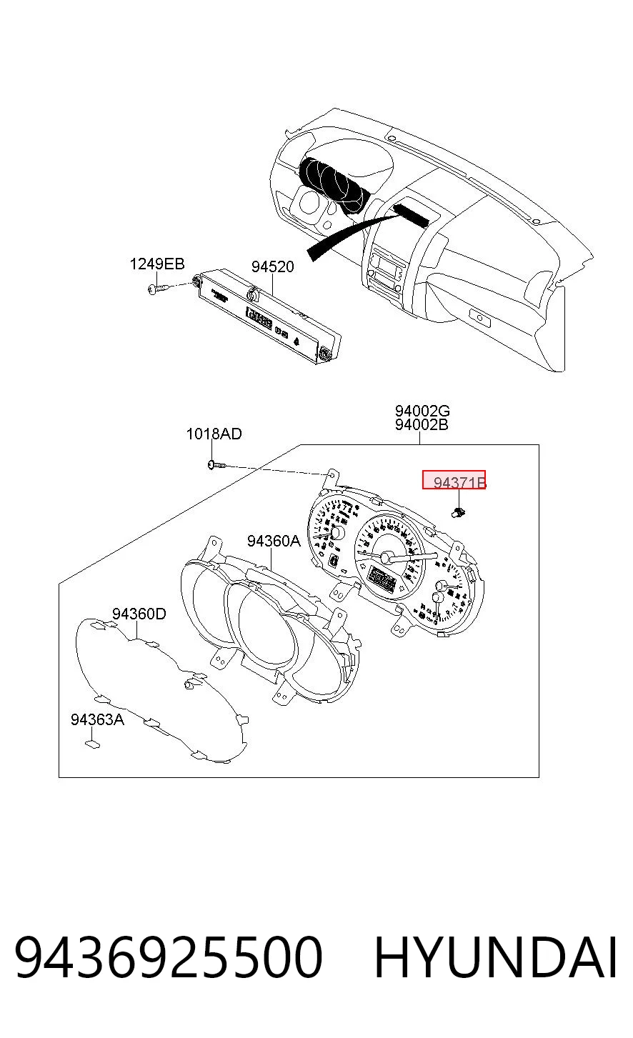 9436925500 Hyundai/Kia 