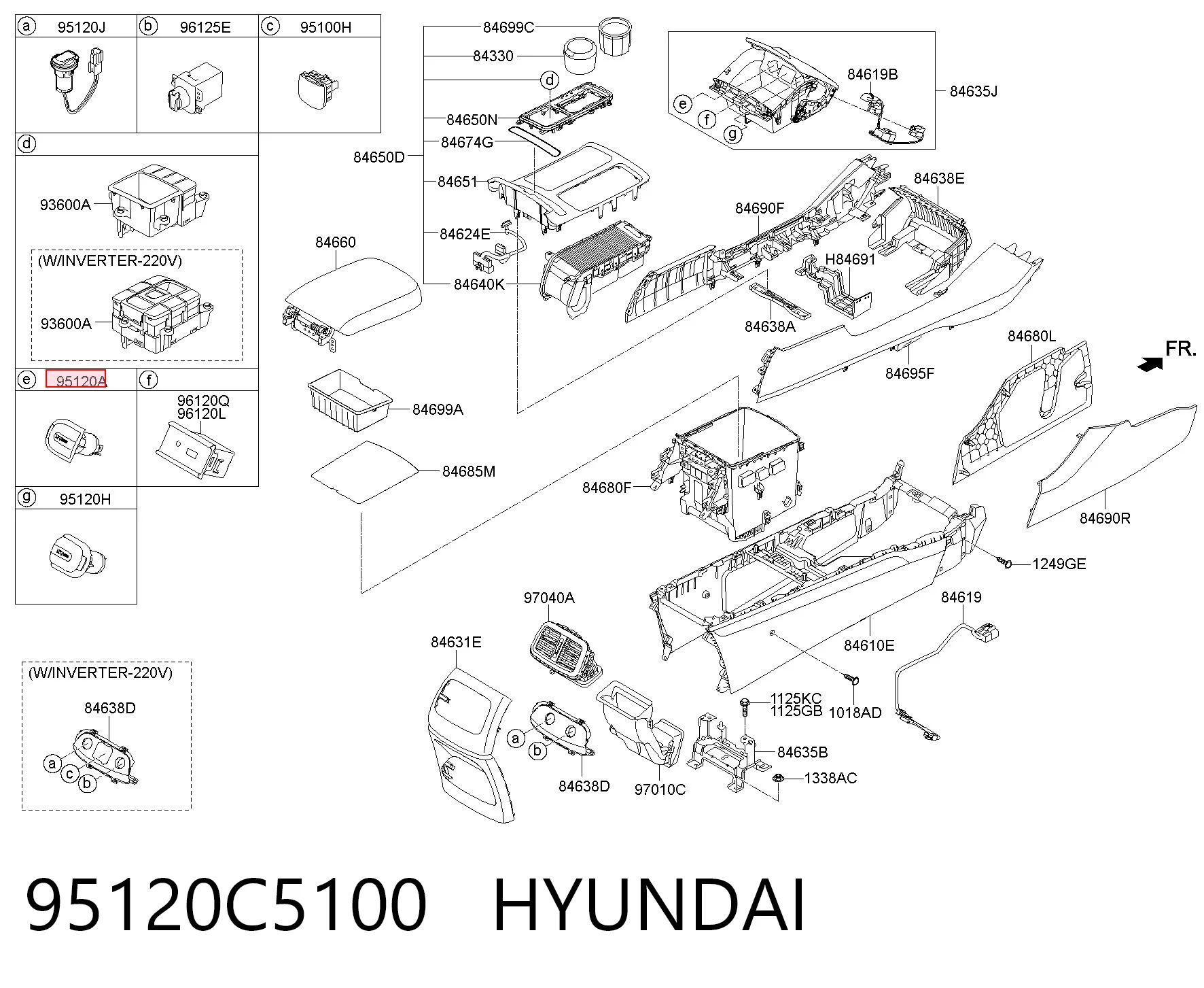 95120C5100 Hyundai/Kia 