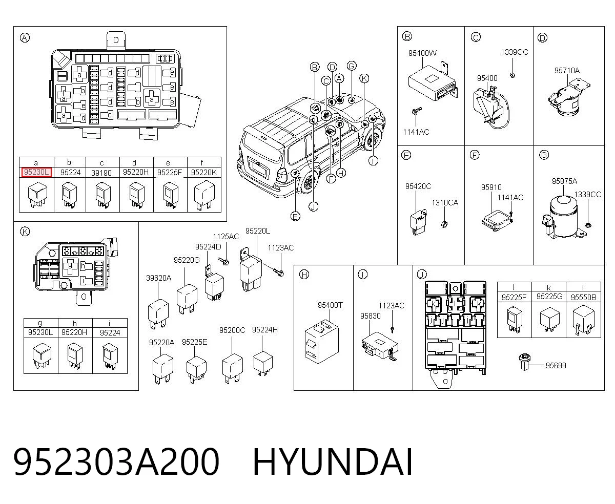 Реле поворотників Hyundai Accent III