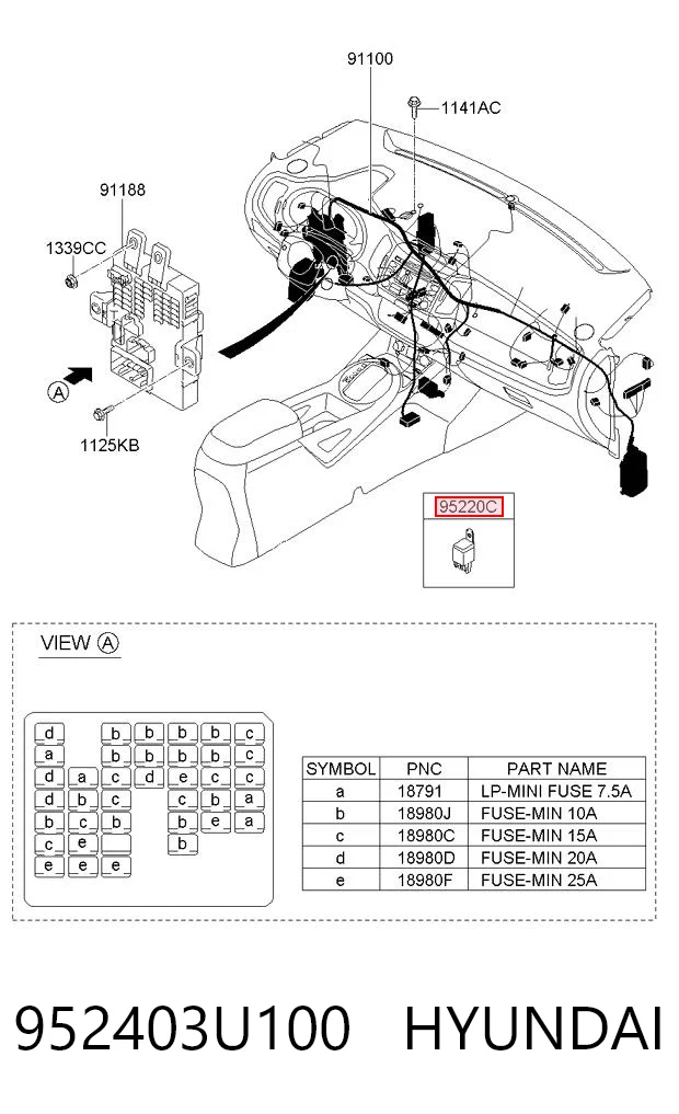 952403U100 Hyundai/Kia