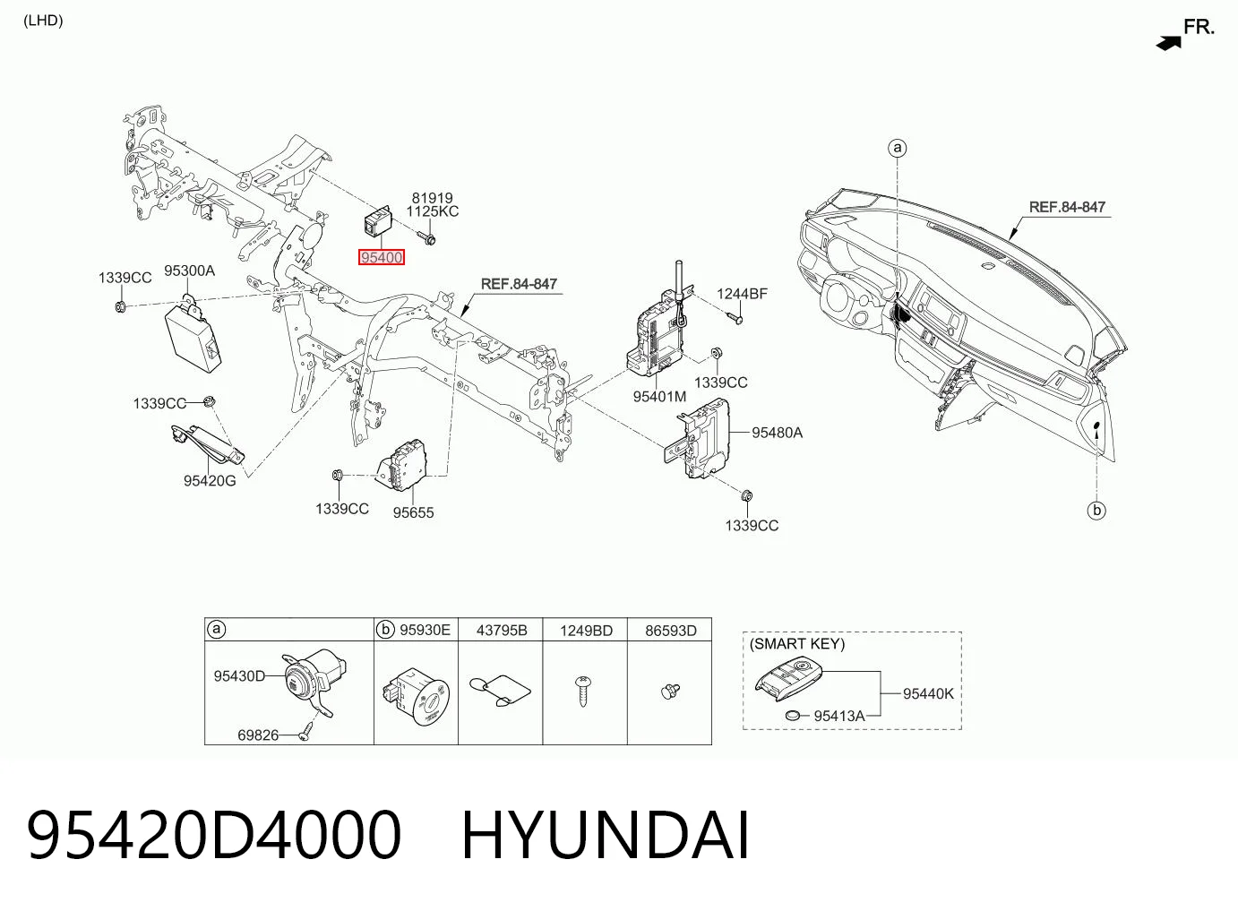 95420D4000 Hyundai/Kia Іммобілайзер