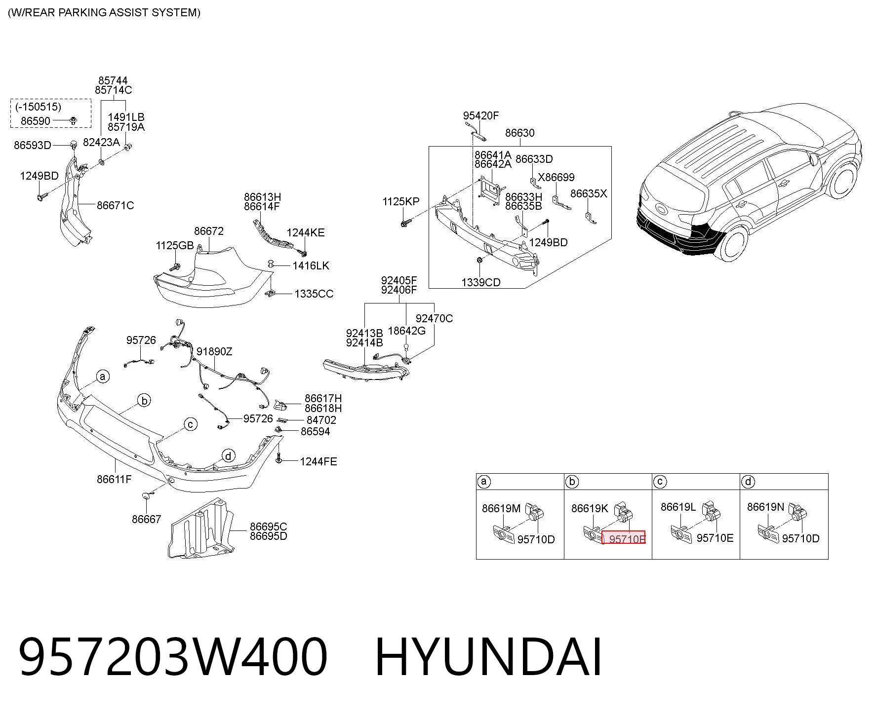 957203W400 Hyundai/Kia 