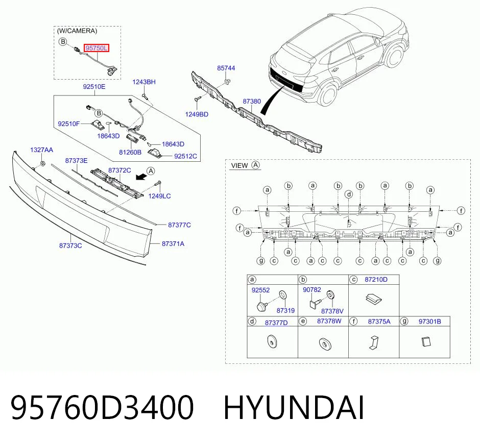 95760D3400 Hyundai/Kia 