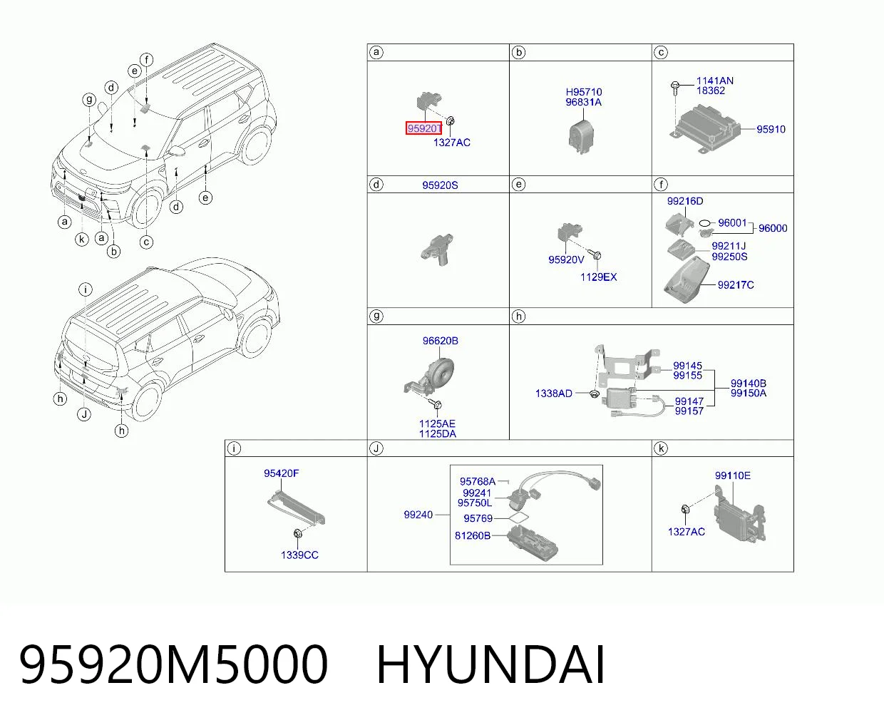 95920M5000 Hyundai/Kia 