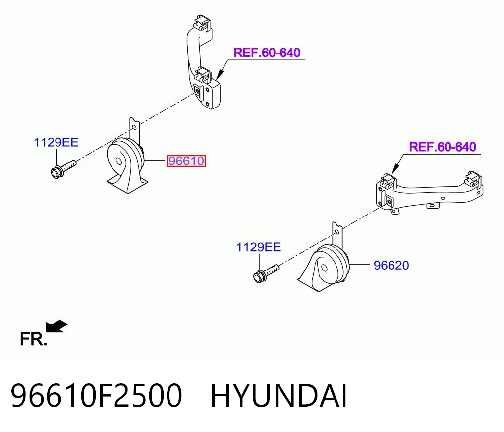 96610F2500 Hyundai/Kia 