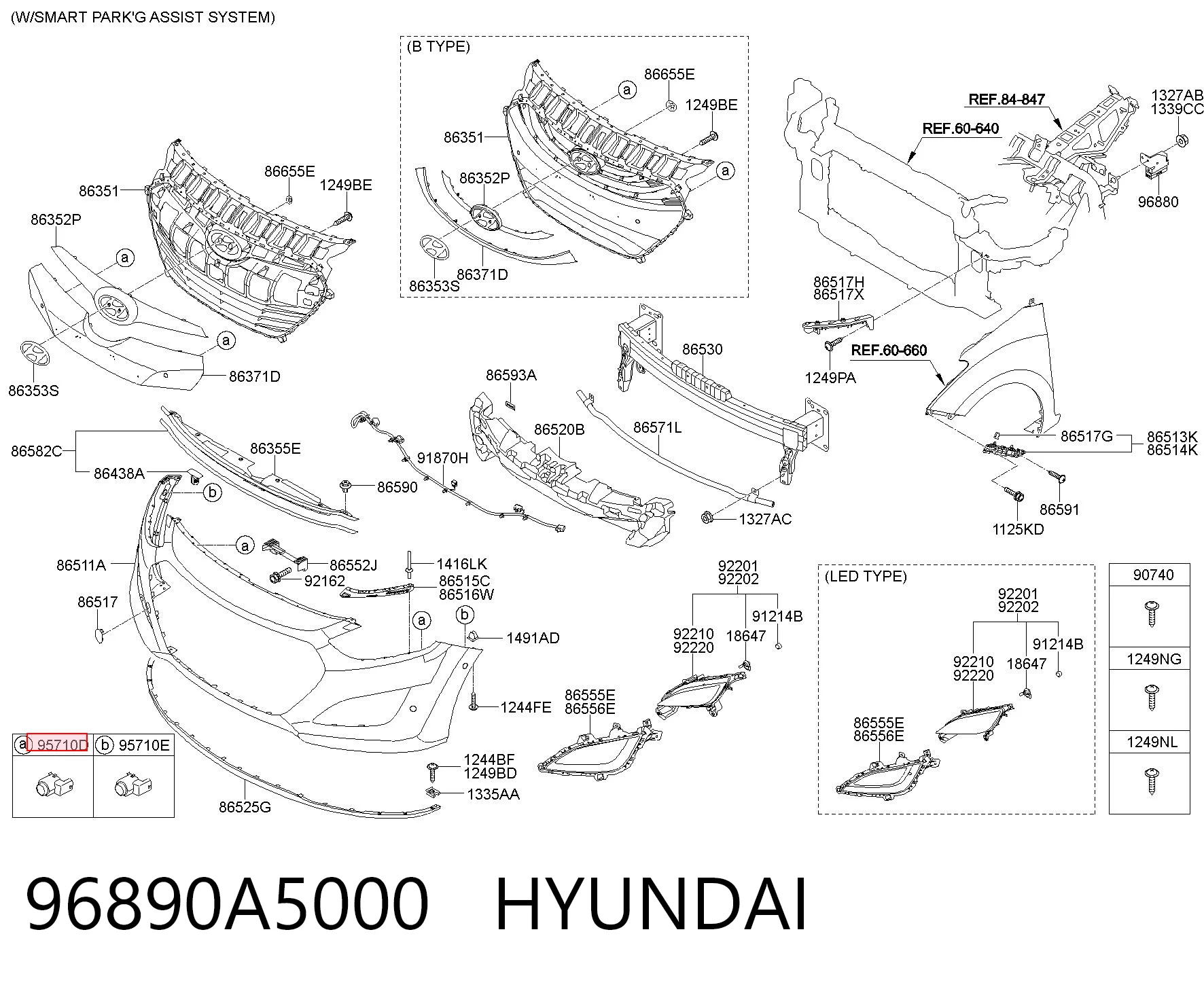 96890A5000 Hyundai/Kia 