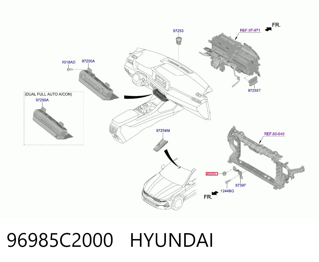96985C2000 Hyundai/Kia 