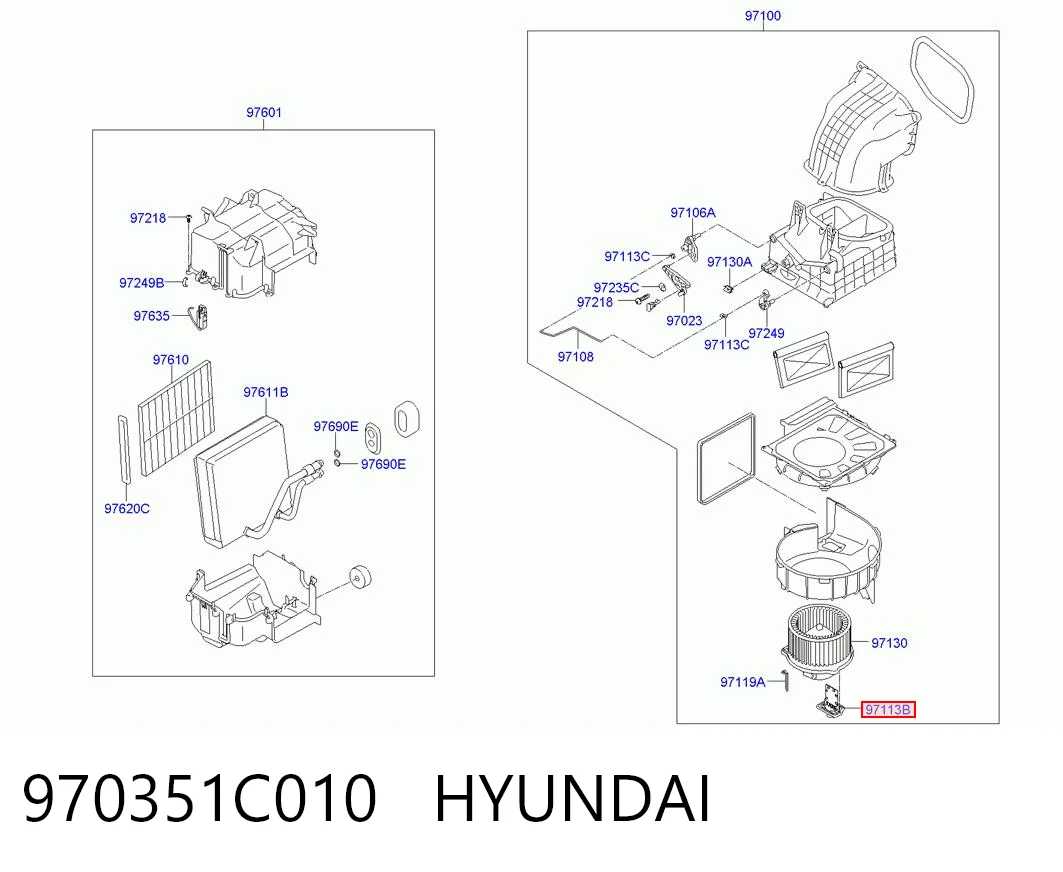 Регулятор оборотів пічки на Hyundai Accent II LC
