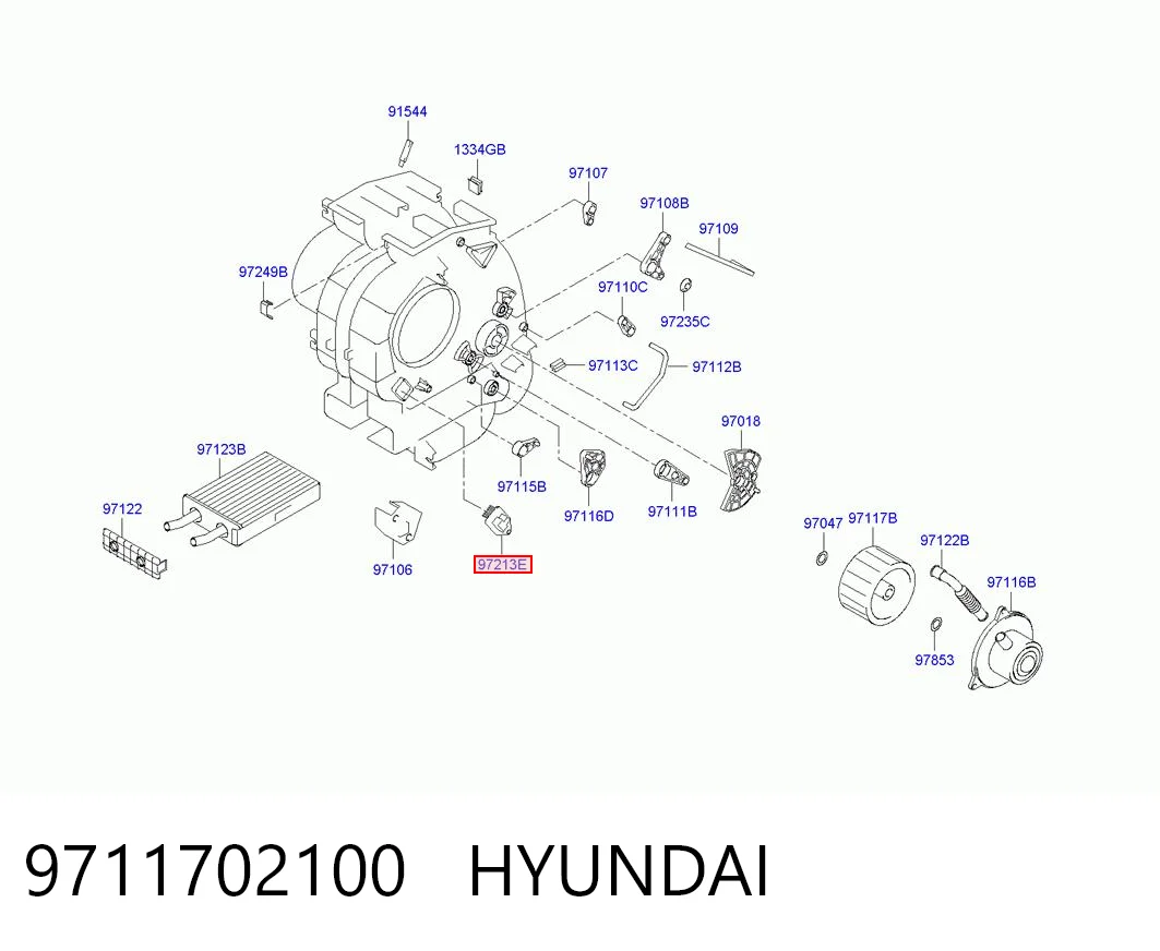 Резистор обігрівача Hyundai Accent I седан (1994 - 2001) ціна, від 12.67 USD