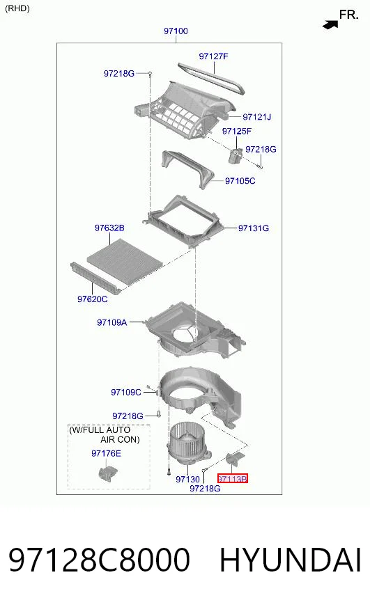 97128C8000 Hyundai/Kia
