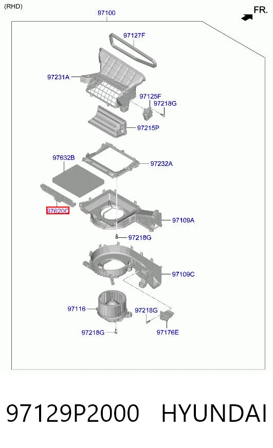 97129P2000 Hyundai/Kia 