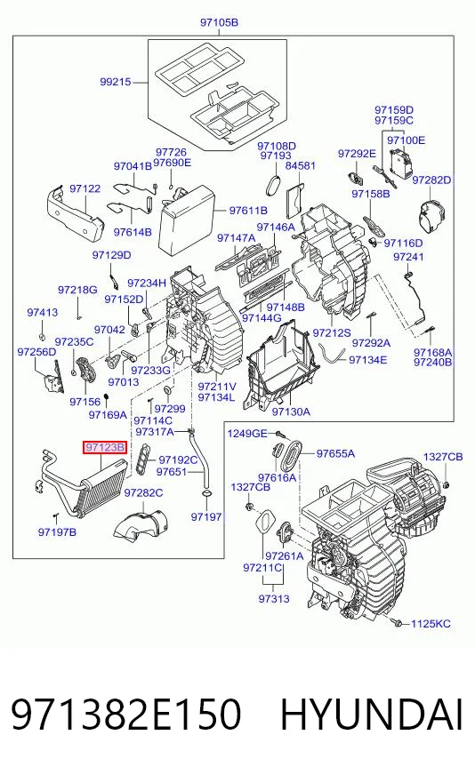 Радіатор пічки 4047N82X Polcar
