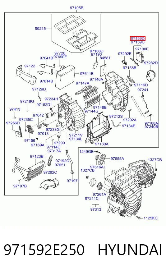 Двигун заслінки печі Hyundai Tucson I позашляховик (JM) (2004 - 2010) ціна, від 42.25 USD