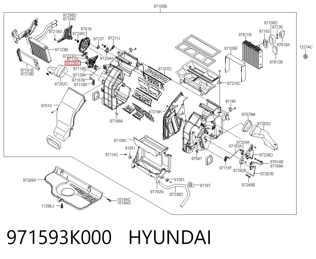  Привід заслінки печі Hyundai Sonata 5