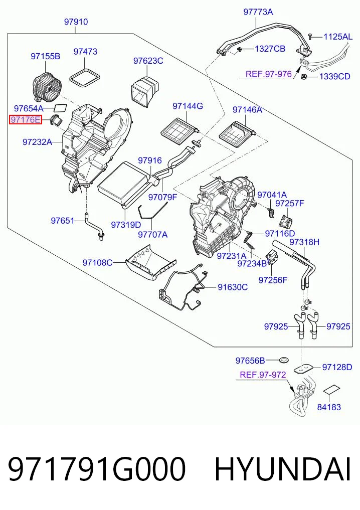 971791G000 Hyundai/Kia Регулятор оборотів пічки