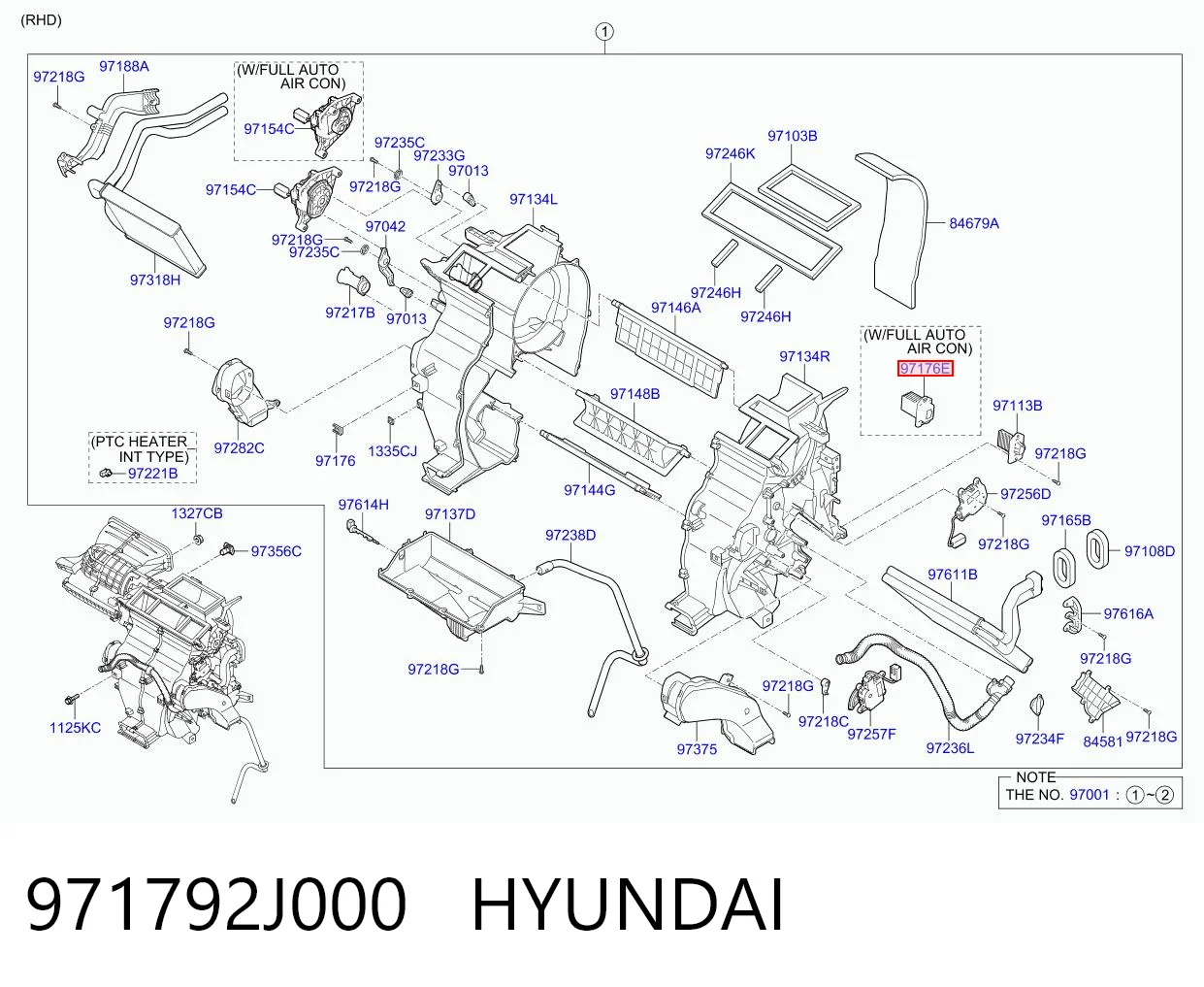 971792J000 Hyundai/Kia Регулятор оборотів пічки