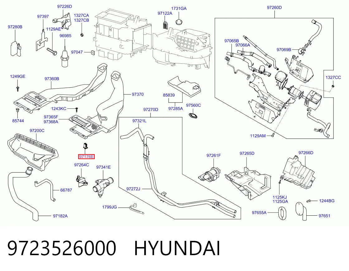 9723526000 Hyundai/Kia Регулятор оборотів пічки