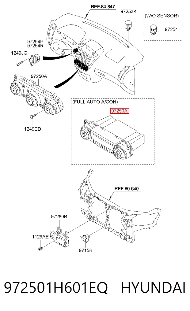 Регулятор вентилятора обігрівача KIA Ceed хетчбек (ED) (2006 - 2012) ціна, від 28.81 USD