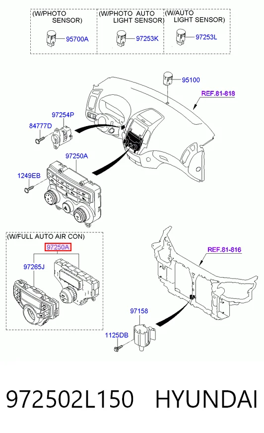 Регулятор вентилятора обігрівача Hyundai I30 хетчбек (FD) (2007 - 2011) ціна, від 24.07 USD