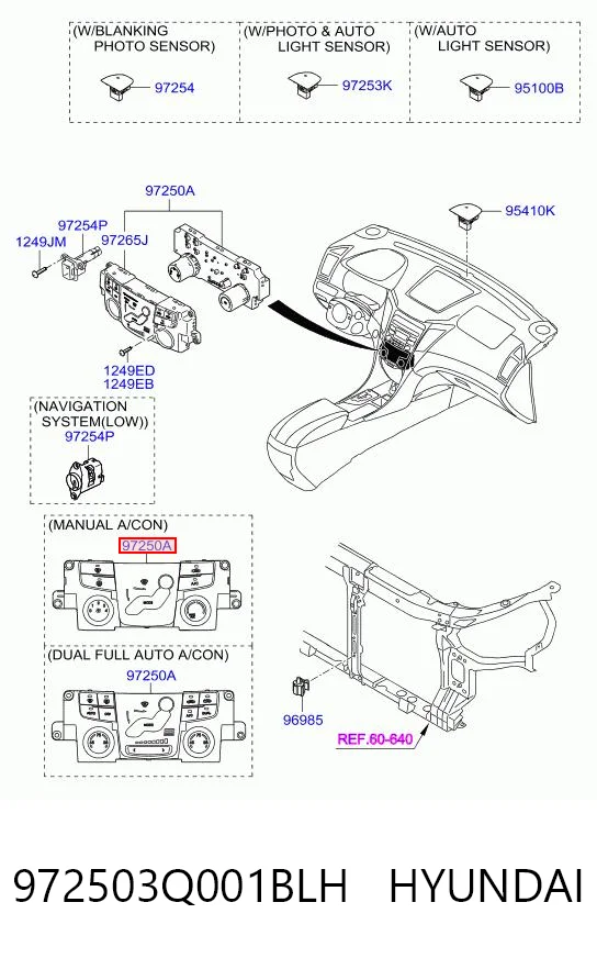 972503Q001BLH Hyundai/Kia 