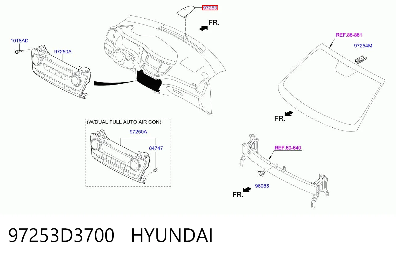 97253D3700 Hyundai/Kia 