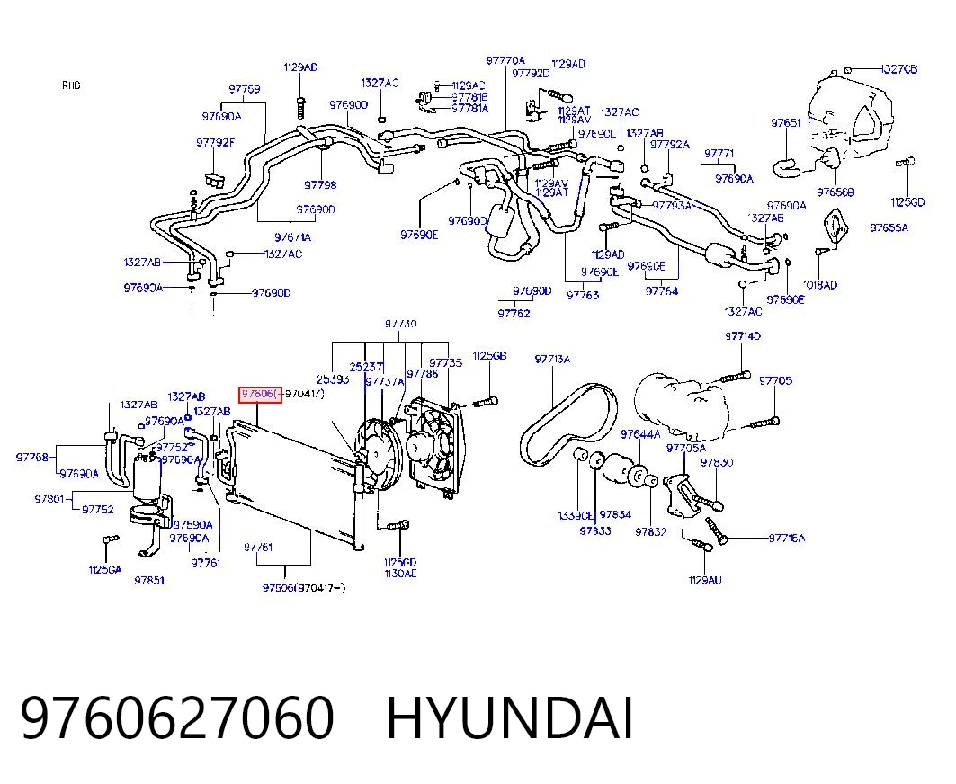 Конденсатор на Hyundai Coupe I RD