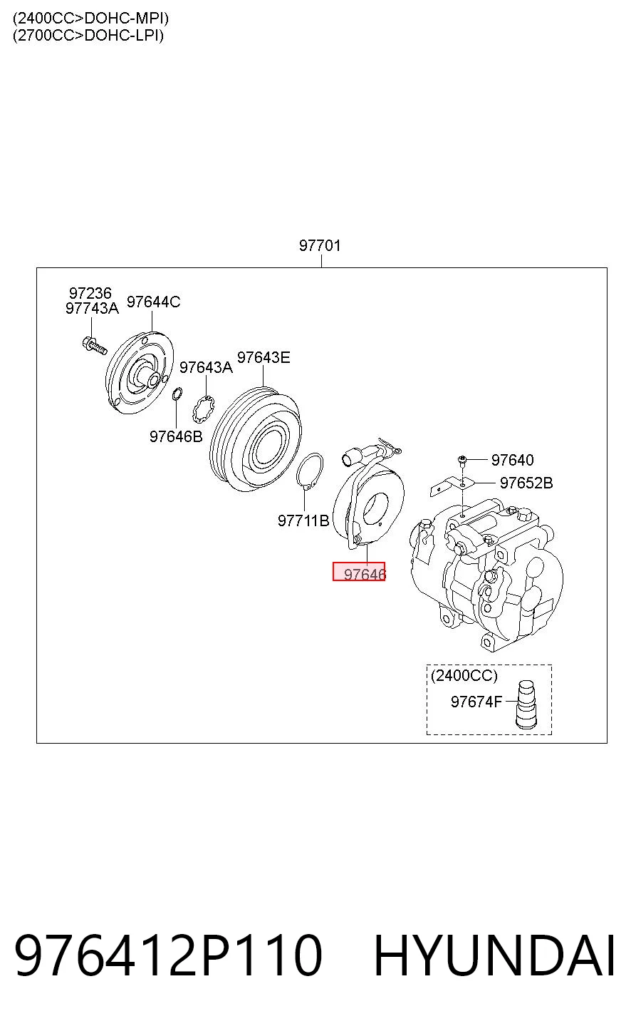 976412P110 Hyundai/Kia
