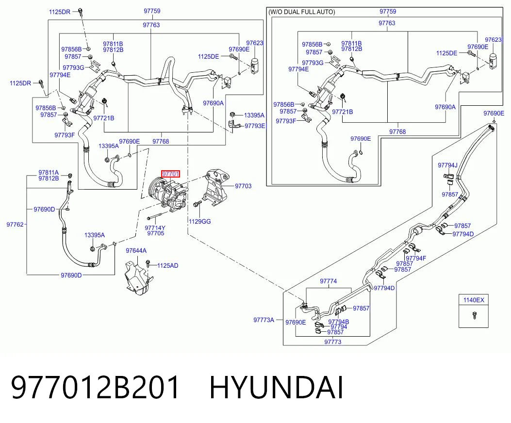 Купити 977012B251 HCC Компресор кліматичної установки