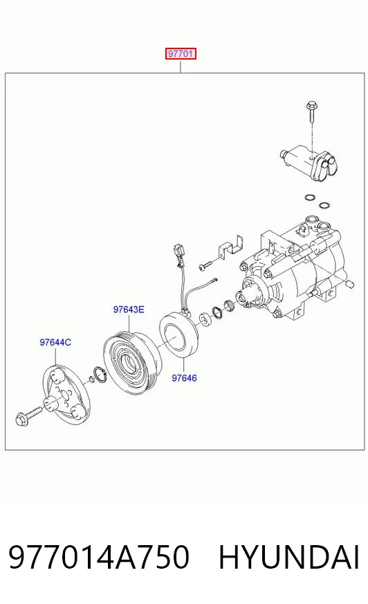 Купити Компресор кондиціонера Hyundai H200  