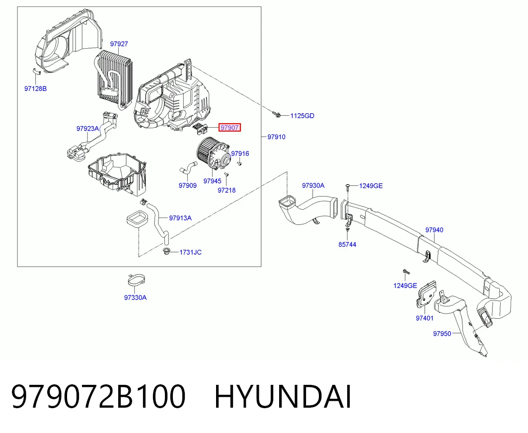 Купити Резистор пічки Hyundai Santa Fe II CM