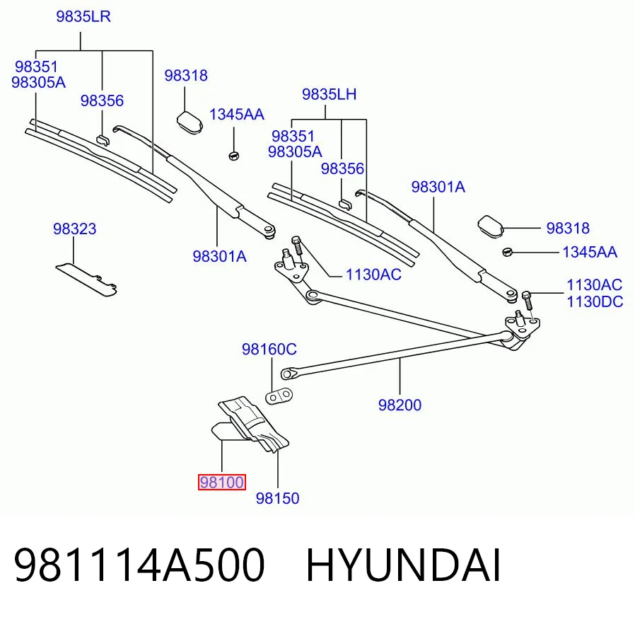 981114A500 Hyundai/Kia