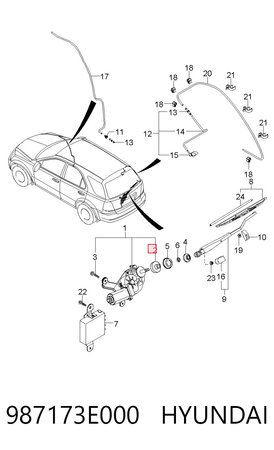 987173E000 Hyundai/Kia