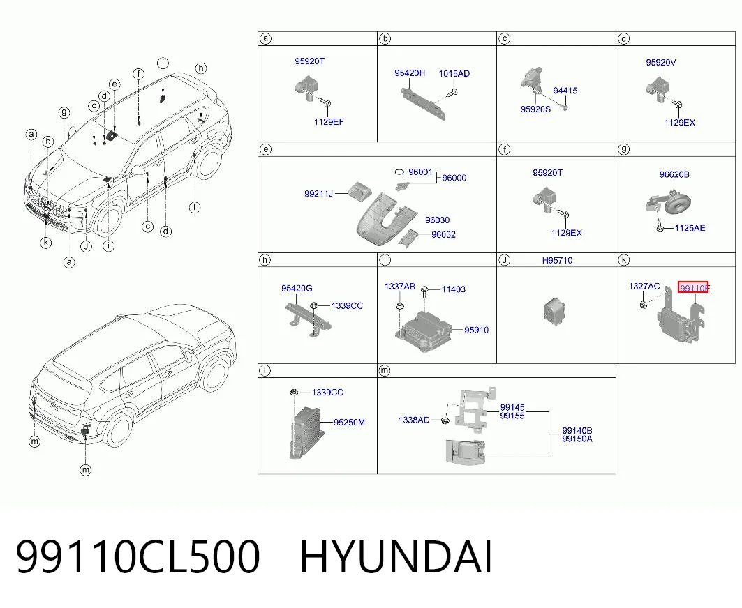 99110CL500 Hyundai/Kia 