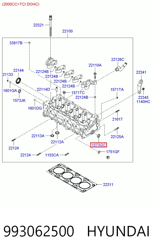 Заглушка ГБЦ/блоку циліндрів Chrysler 1573225001 ціна, від 19.79 USD