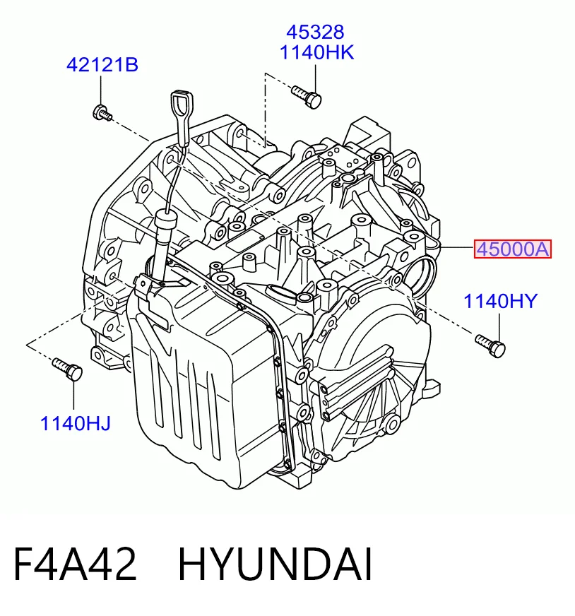 F4A42 Hyundai/Kia Автоматична коробка передач