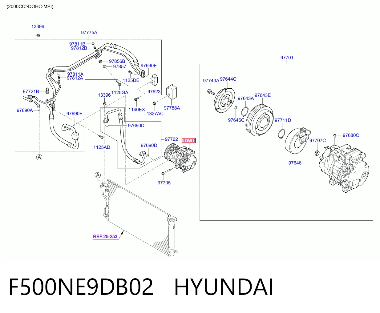 Компресор кондиціонера NE9DB02 HCC