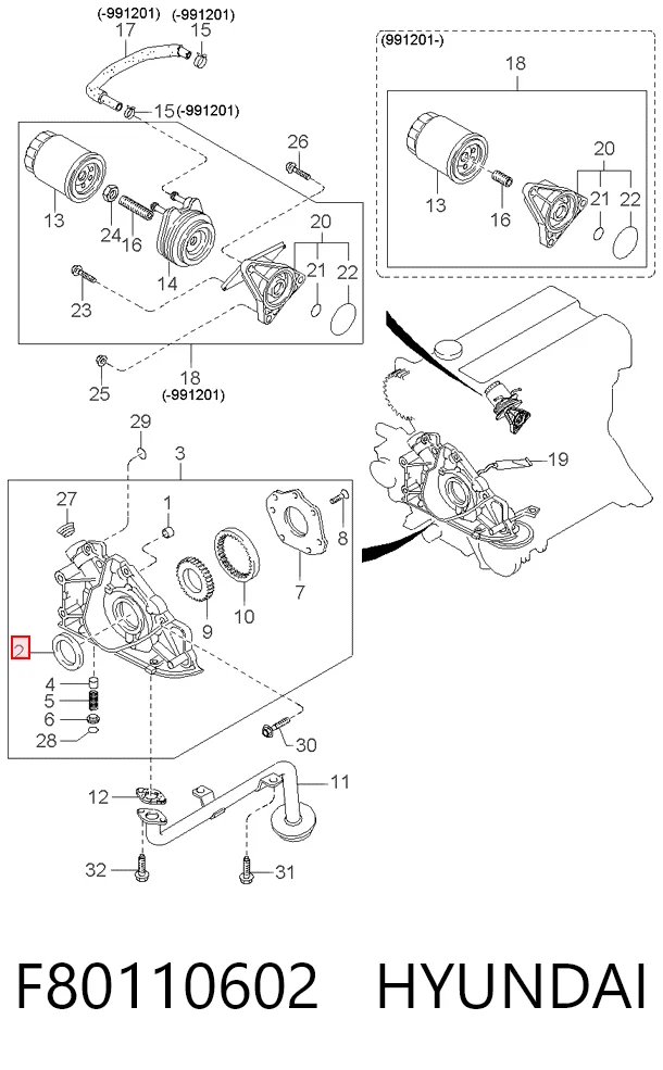 Купити 9004311144 Daihatsu Сальник распредвала двигуна, передній