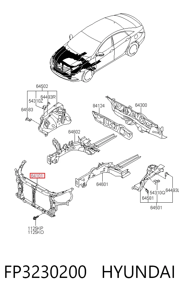 Панель передня Starline KH3169202 ціна, від 85.47 USD