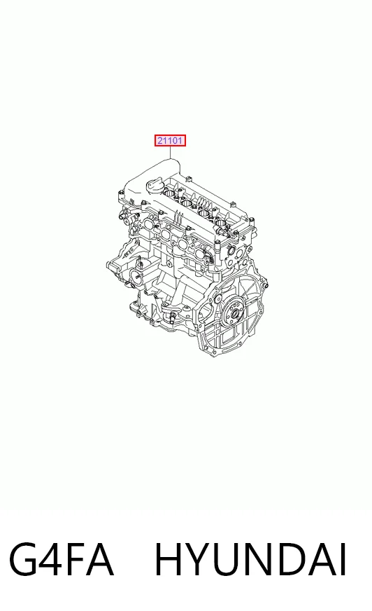 G4FA Hyundai/Kia Мотор в зборі