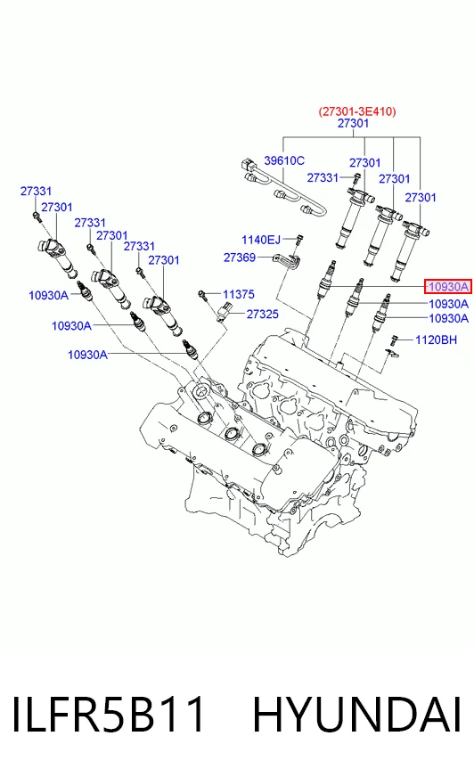 ILFR5B11 Hyundai/Kia Свіча запалювання