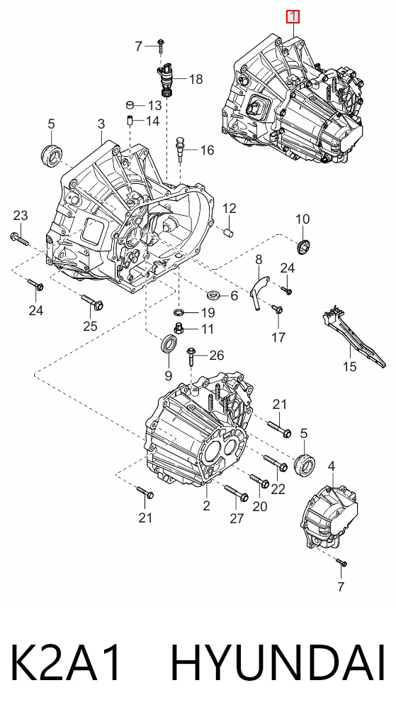 K2A1 Hyundai/Kia МКПП