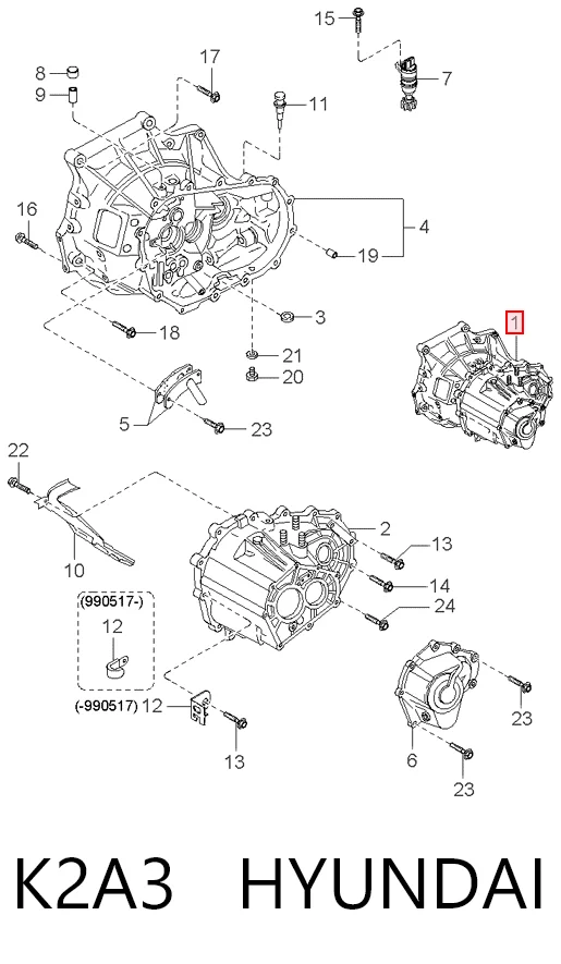 K2A3 Hyundai/Kia МКПП