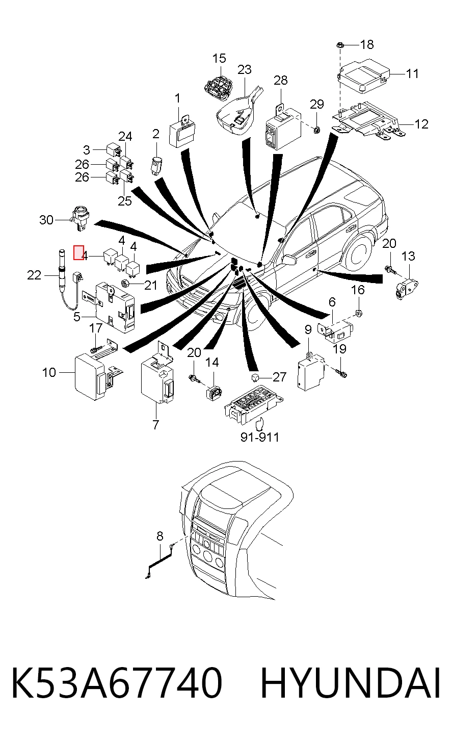 Купити Реле поворотів Hyundai Accent III MC