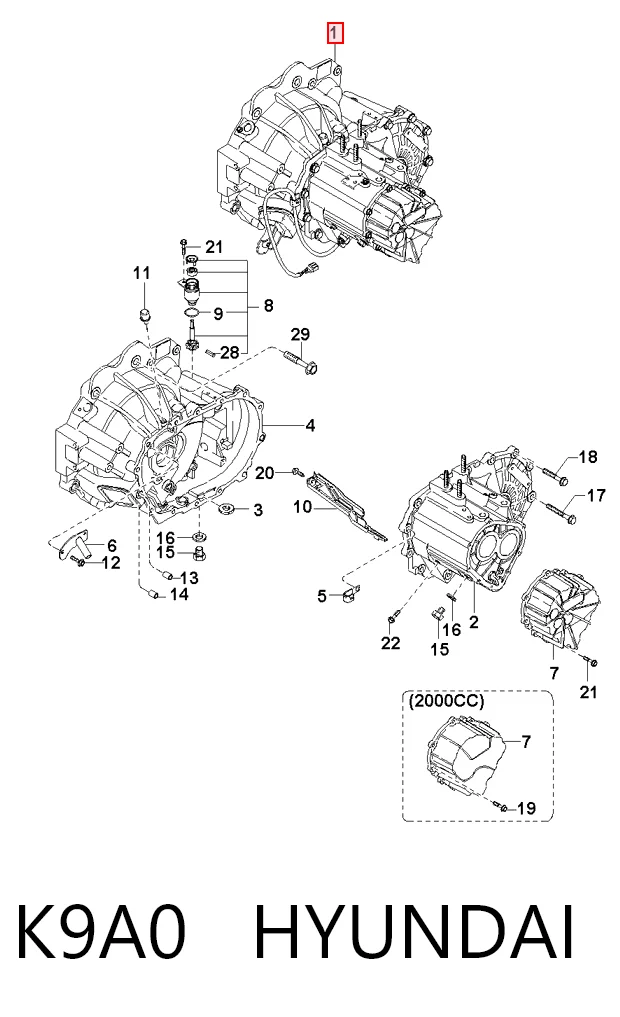 K9A0 Hyundai/Kia МКПП