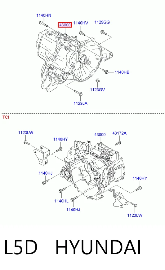 L5D Hyundai/Kia МКПП