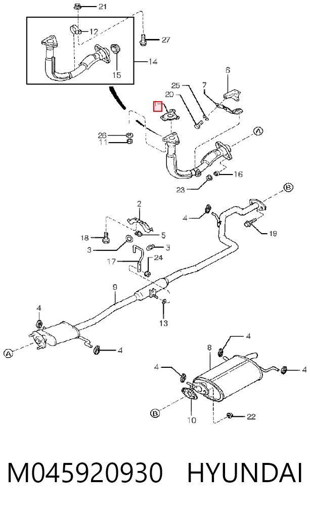 Прокладка штанів на Mazda E 2000/2200 SR2