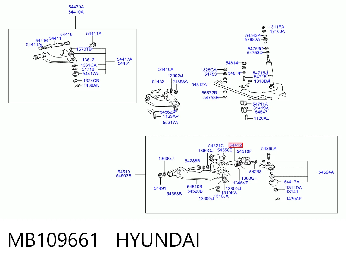 3S407002 AND Болт переднього важеля, нижнього