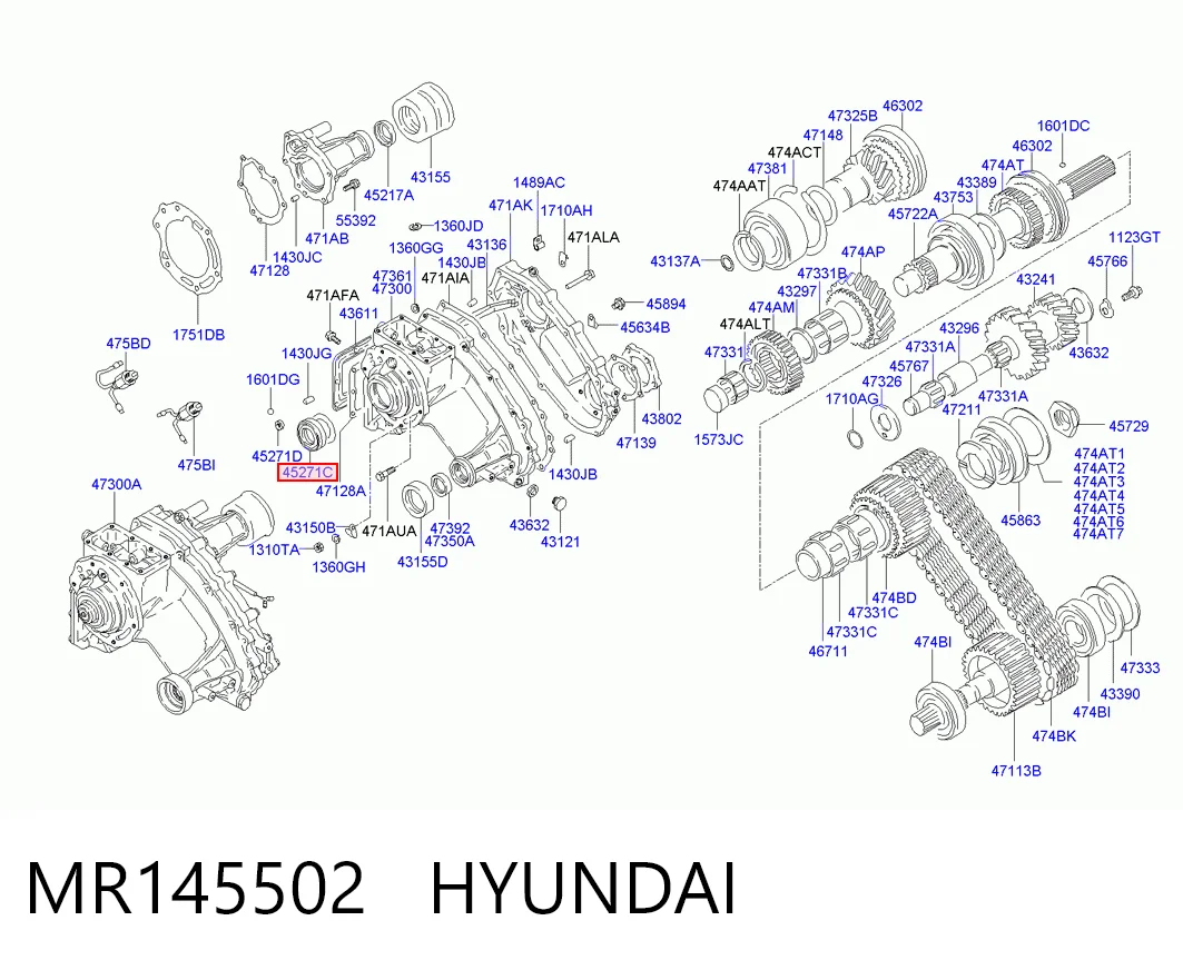 Купити 3S525004 AND Сальник роздавальної коробки, первинного вала