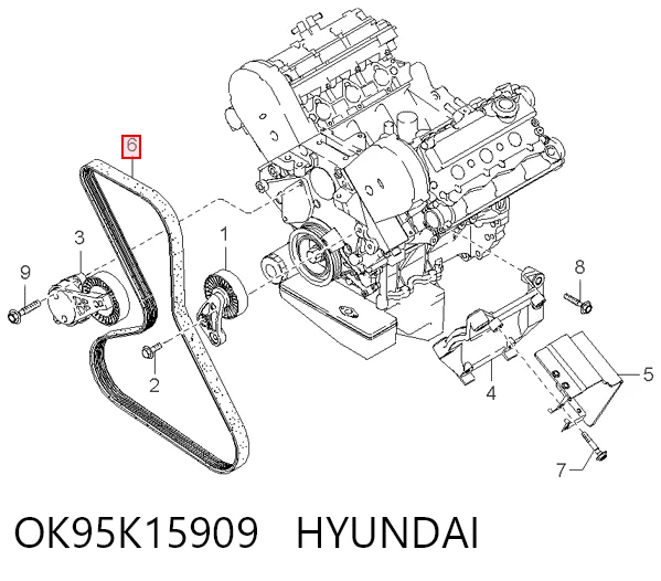 Купити 68411 Gates Ремінь генератора